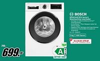 Promoties Bosch wgg244f3fg serie 6 wasmachine voorlader - Bosch - Geldig van 22/04/2024 tot 28/04/2024 bij Media Markt