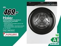 Promoties Haier hw90-b14939 i-pro series 3 wasmachine voorlader - Haier - Geldig van 22/04/2024 tot 28/04/2024 bij Media Markt