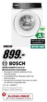 Promoties Bosch wgb2440mfg serie 8 wasmachine voorlader - Bosch - Geldig van 22/04/2024 tot 28/04/2024 bij Media Markt