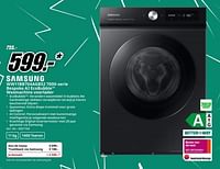 Promoties Samsung ww11bb704agbs2 7000 serie bespoke ai ecobubble wasmachine voorlader - Samsung - Geldig van 22/04/2024 tot 28/04/2024 bij Media Markt