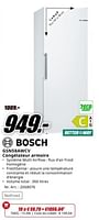 Promotions Bosch gsn58awcv congélateur armoire - Bosch - Valide de 22/04/2024 à 28/04/2024 chez Media Markt