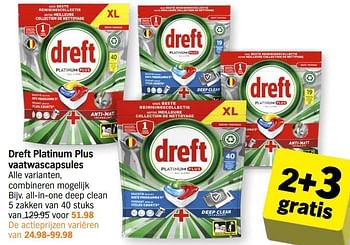 Promoties All in one deep clean - Dreft - Geldig van 22/04/2024 tot 28/04/2024 bij Albert Heijn