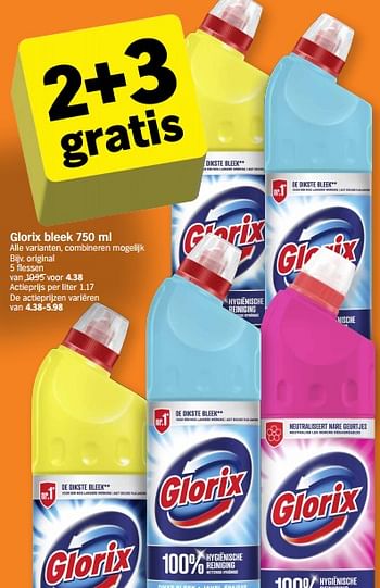 Promoties Bleek original - Glorix - Geldig van 22/04/2024 tot 28/04/2024 bij Albert Heijn