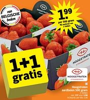 Promoties Hoogstraten aardbeien - Huismerk - Albert Heijn - Geldig van 22/04/2024 tot 28/04/2024 bij Albert Heijn