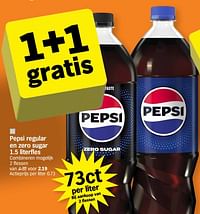 Pepsi regular en zero sugar-Pepsi