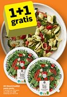 Promoties Stoommaaltijd pasta pesto - Huismerk - Albert Heijn - Geldig van 22/04/2024 tot 28/04/2024 bij Albert Heijn