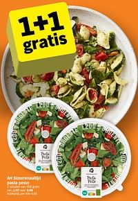 Stoommaaltijd pasta pesto-Huismerk - Albert Heijn