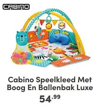 Cabino speelkleed met boog en ballenbak luxe-Cabino