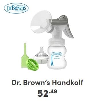 Promoties Dr. brown’s handkolf - DrBrown's - Geldig van 21/04/2024 tot 27/04/2024 bij Baby & Tiener Megastore
