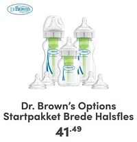 Dr. brown’s options startpakket brede halsfles-DrBrown
