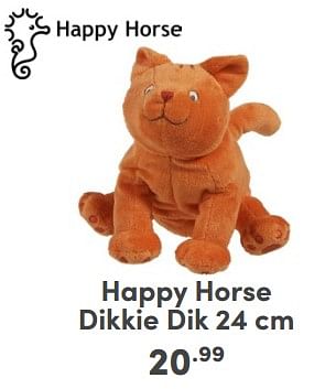 Promoties Happy horse dikkie dik - Happy Horse - Geldig van 21/04/2024 tot 27/04/2024 bij Baby & Tiener Megastore