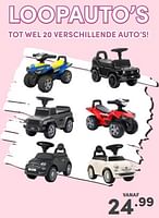 Promoties Loopauto’s - Huismerk - Baby & Tiener Megastore - Geldig van 21/04/2024 tot 27/04/2024 bij Baby & Tiener Megastore