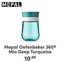 Mepal oefenbeker 360º mio deep turquoise-Mepal