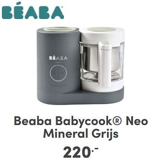 Promoties Beaba babycook neo mineral grijs - Beaba - Geldig van 21/04/2024 tot 27/04/2024 bij Baby & Tiener Megastore