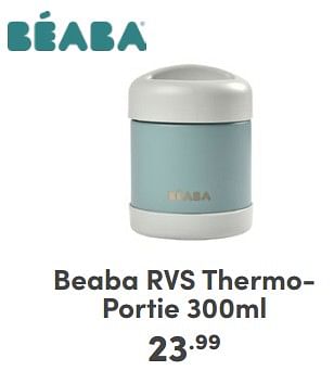 Promoties Beaba rvs thermoportie - Beaba - Geldig van 21/04/2024 tot 27/04/2024 bij Baby & Tiener Megastore