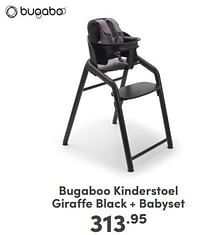 Bugaboo kinderstoel giraffe black + babyset-Bugaboo