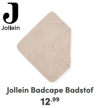 Promoties Jollein badcape badstof - Jollein - Geldig van 21/04/2024 tot 27/04/2024 bij Baby & Tiener Megastore