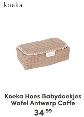 Promoties Koeka hoes babydoekjes wafel antwerp caffe - Koeka - Geldig van 21/04/2024 tot 27/04/2024 bij Baby & Tiener Megastore