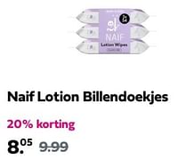 Naif lotion billendoekjes-Naif