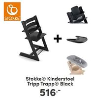 Promoties Stokke kinderstoel tripp trapp black - Stokke - Geldig van 21/04/2024 tot 27/04/2024 bij Baby & Tiener Megastore