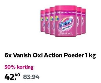 Promotions Vanish oxi action poeder - Vanish - Valide de 21/04/2024 à 28/04/2024 chez Plein
