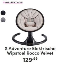 X adventure elektrische wipstoel rocco velvet-Xadventure