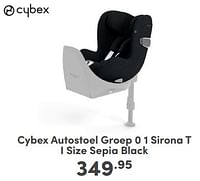 Cybex autostoel sirona t i size sepia black-Cybex