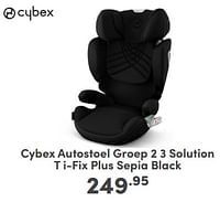 Cybex autostoel solution t i-fix plus sepia black-Cybex