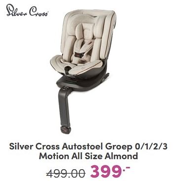 Promoties Silver cross autostoel motion all size almond - Silver Cross - Geldig van 21/04/2024 tot 27/04/2024 bij Baby & Tiener Megastore
