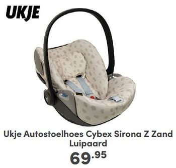 Promoties Ukje autostoelhoes cybex sirona z zand luipaard - Ukje - Geldig van 21/04/2024 tot 27/04/2024 bij Baby & Tiener Megastore