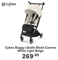 Cybex buggy libelle black canvas white light beige-Cybex