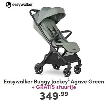 Promotions Easywalker buggy jackey² agave green - Easywalker - Valide de 21/04/2024 à 27/04/2024 chez Baby & Tiener Megastore