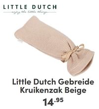 Little dutch gebreide kruikenzak beige-Little Dutch