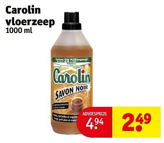 Promotions Carolin vloerzeep - Carolin - Valide de 23/04/2024 à 28/04/2024 chez Kruidvat