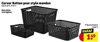 Curver rattan your style manden maat s-Curver