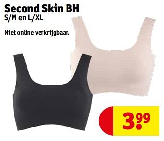 Promoties Second skin bh - Huismerk - Kruidvat - Geldig van 23/04/2024 tot 28/04/2024 bij Kruidvat