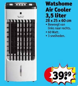 Promoties Watshome air cooler - Watshome - Geldig van 23/04/2024 tot 28/04/2024 bij Kruidvat