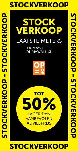 Promotions Dumawall + dumawall xl tot 50% lager dan aanbevolen adviesprijs - Dumawall - Valide de 23/04/2024 à 20/05/2024 chez Zelfbouwmarkt