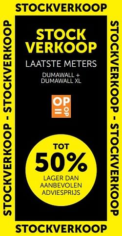 Dumawall + dumawall xl tot 50% lager dan aanbevolen adviesprijs