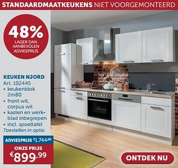 Promoties Keuken njord - Huismerk - Zelfbouwmarkt - Geldig van 23/04/2024 tot 20/05/2024 bij Zelfbouwmarkt
