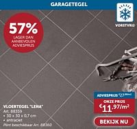 Promoties Vloertegel lena - Huismerk - Zelfbouwmarkt - Geldig van 23/04/2024 tot 20/05/2024 bij Zelfbouwmarkt