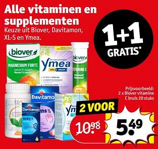 Promoties Biover vitamine c bruis - Biover - Geldig van 23/04/2024 tot 28/04/2024 bij Kruidvat