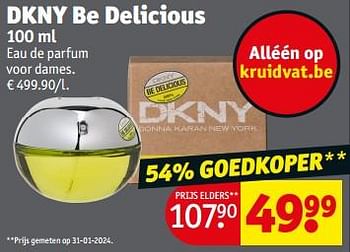 Promoties Dkny be delicious edp - DKNY - Geldig van 23/04/2024 tot 28/04/2024 bij Kruidvat