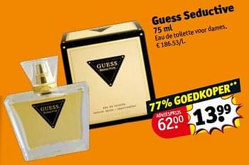 Promotions Guess seductive edt - Guess - Valide de 23/04/2024 à 28/04/2024 chez Kruidvat