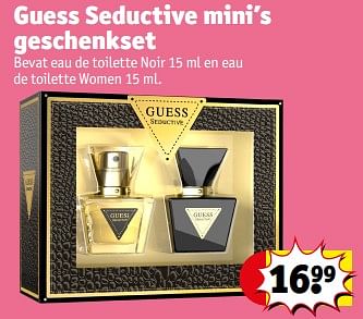 Promotions Guess seductive mini’s geschenkset - Guess - Valide de 23/04/2024 à 28/04/2024 chez Kruidvat