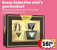 Promoties Guess seductive mini’s geschenkset - Guess - Geldig van 23/04/2024 tot 28/04/2024 bij Kruidvat