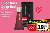 Promoties Hugo boss deep red edp - Hugo Boss - Geldig van 23/04/2024 tot 28/04/2024 bij Kruidvat
