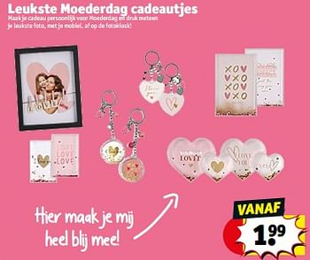 Promotions Leukste moederdag cadeautjes - Produit maison - Kruidvat - Valide de 23/04/2024 à 28/04/2024 chez Kruidvat