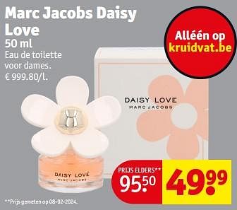 Promoties Marc jacobs daisy love edt - Marc Jacobs - Geldig van 23/04/2024 tot 28/04/2024 bij Kruidvat