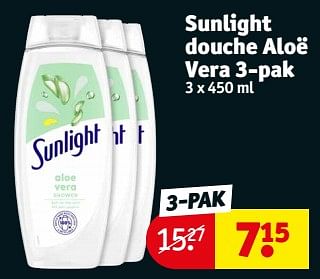 Promoties Sunlight douche aloë vera - Sunlight - Geldig van 23/04/2024 tot 28/04/2024 bij Kruidvat